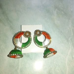 TRI COLOUR EARINGS
