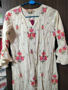 Floral Embroidered Kurti