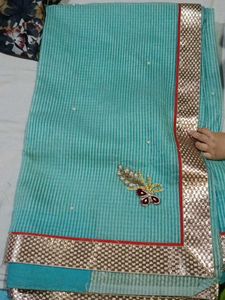Elegant Striped Saree