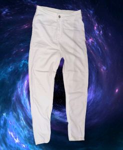 White Stretching Jeans, Koovs