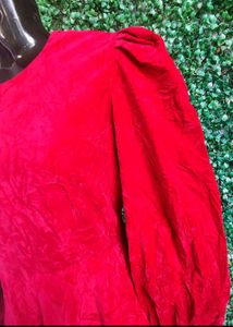 Velvet Maroon Dress