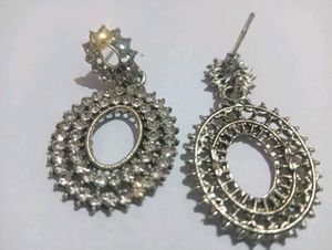 Diamond Stone Earring
