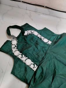 set of 2 Elegant Green Ethnic Dress