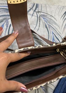 Chetah Print Shoulder Bag