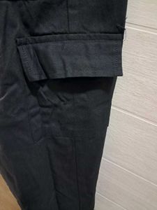 Popnetic Black Joggers With Multi Pockets