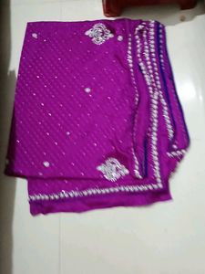 Elegant Purple Saree