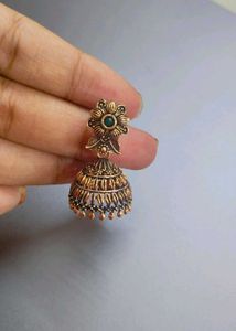 Antique Jhumka Earrings- Traditional Ethnic Design