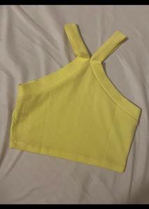 Warm Yellow Crop Top