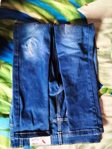 Being Human Blue Slim Fit Jean With Argyle Pattern