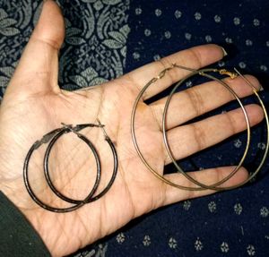 Hoop Earrings Pair