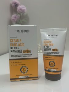 Dr.sheths Kesar&amp; Kojic Acid Oil Free Sunscreen