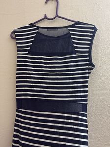 vestry striped one piece