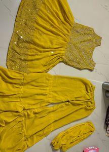 Elegant Yellow Kurta Set✨💕