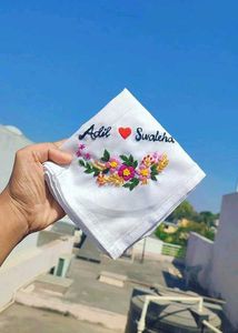 Embroidery Name Hanky❤