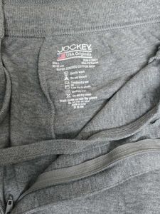 Jockey Men Gray Casual Sweatpants/Joggers Size L