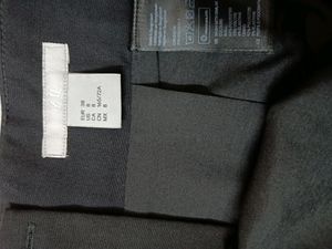 H&amp;M A Line Formal Black Skirt