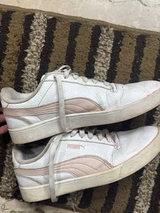 Women&#39;s Puma White Sneakers