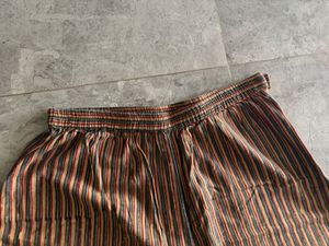 Striped Wide-Leg Lounge Pants