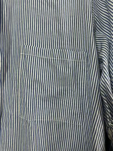 Striped Balloon Sleeve Shirt