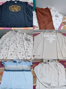 4 T-shirt And One Pant Shirts
