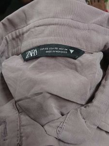 Zara Soft Oversized Shirt, Lavender,