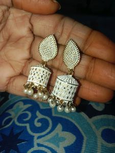 Oxidised Earing Set