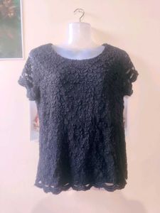 Black Lace Top