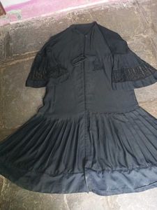 Elegant Black Abaya 3 Combo 2 Face Cover Soudi Abi