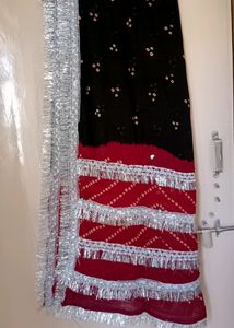 Navratri Bandhani Gamthi(Village) Handwork Choli