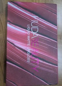 Huda Pink Red Liquid Lipstick Pack On 10 Pieces