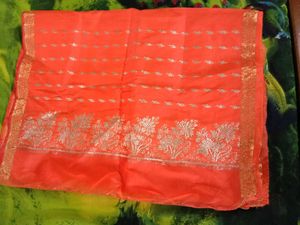 Colorful Printed kids Saree