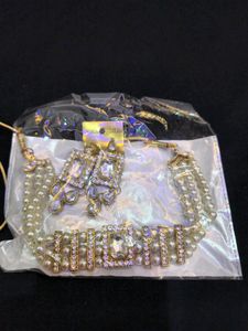Combo Of 2 Elegant Necklace With Earings Set