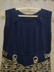 Unused Patterned Maxi Dress