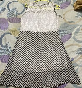 Lace Chevron Dress
