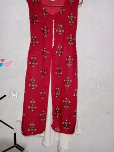 Red Printed Dress