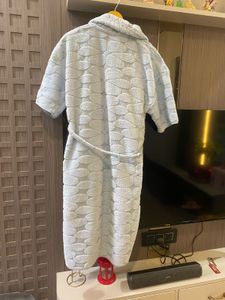 Cozy Blue Plush Robe