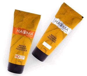 Haoma Ayurvedic  Turmeric Face Mask and ScruB