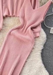 Pink bodycon dress