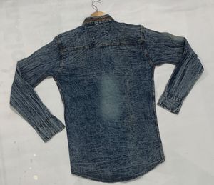 Boys Denim Shirt Size L Chest 38