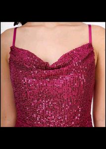 Pink Sequin Dress