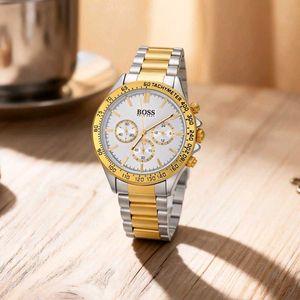 BOSS Green Dial Watch chrono working