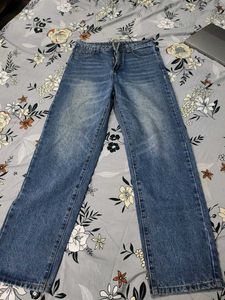 Wide Leg Denim Jeans
