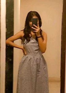 Blue Striped Matching Set