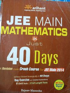 JEE Main Mathematics in 40 Days
