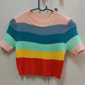 Super Trendy Rainbow Top