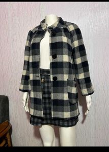 Vintage Plaid Coat