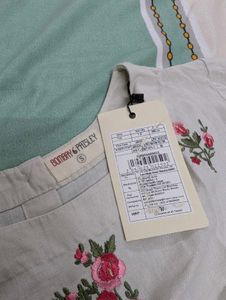Westside Bombay Paisley Embroidered Crop Top