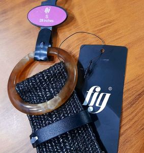 Black Woven Belt