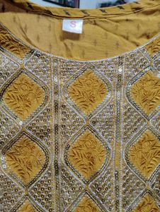 Mustard Yellow Kurti