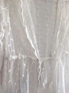 White Lace Night Robe